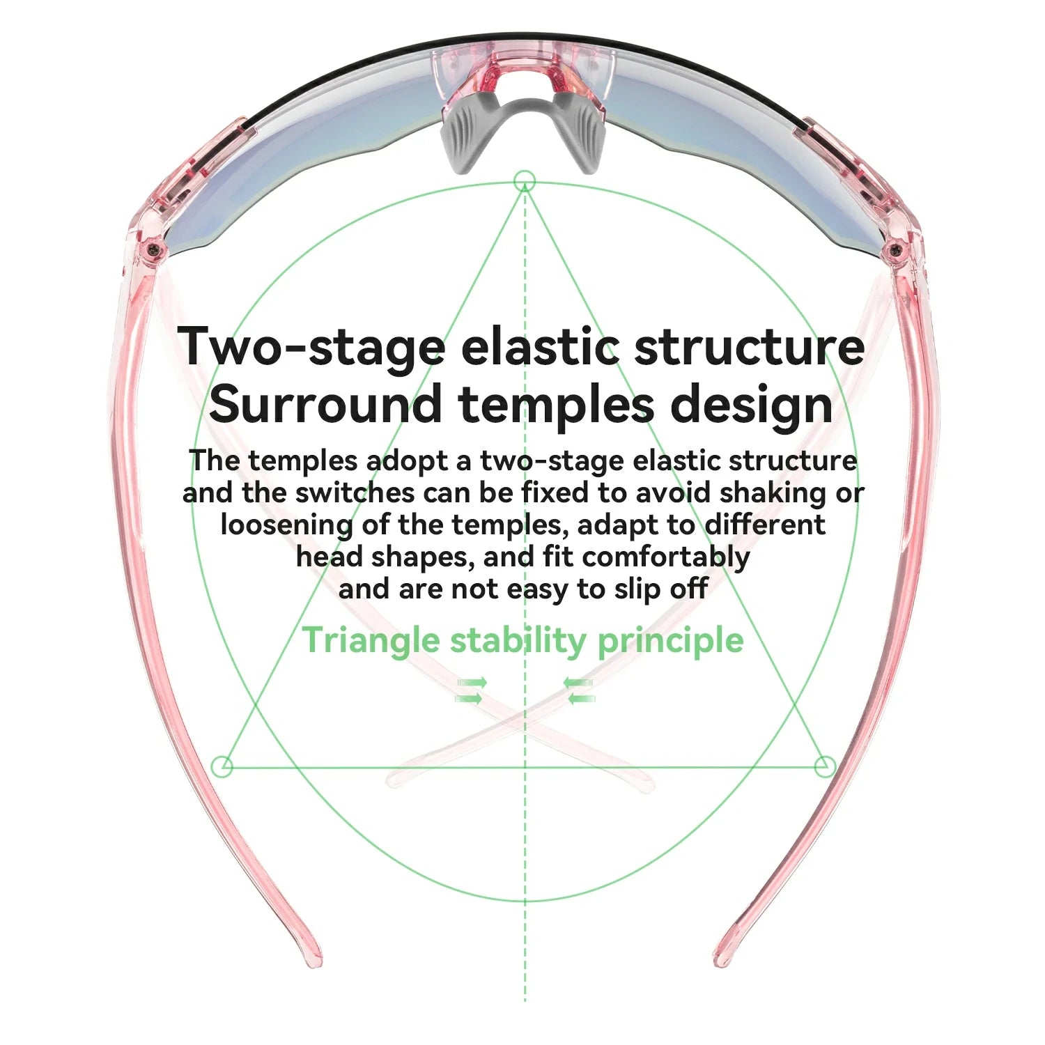ROCKBROS Polarized Cycling Sunglasses with UV400 Protection Lightweight Durable