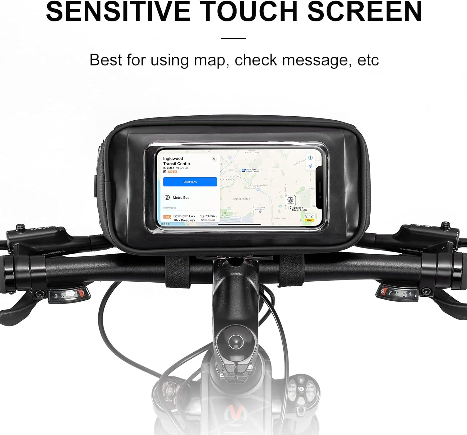 ROCKBROS Bike Handlebar Bag Bicycle Front Storage Bags - ROCKBROS