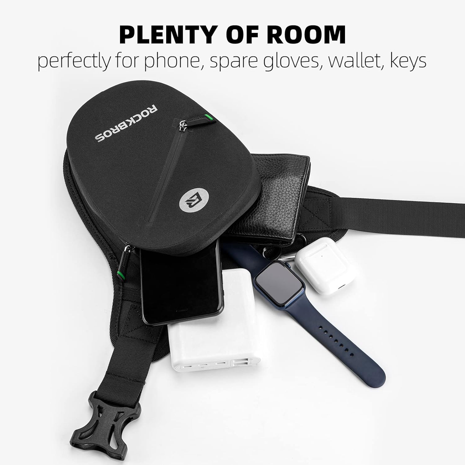 ROCKBROS Waterproof Motorcycle Drop Leg Bag Adjustable Durable 1L Capacity - ROCKBROS