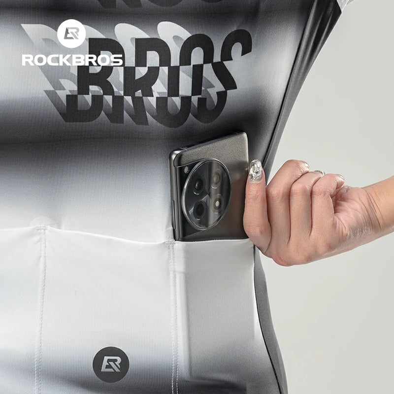 ROCKBROS Mondi Lightweight Gradient Women's Long Sleeve Cycling Jersey