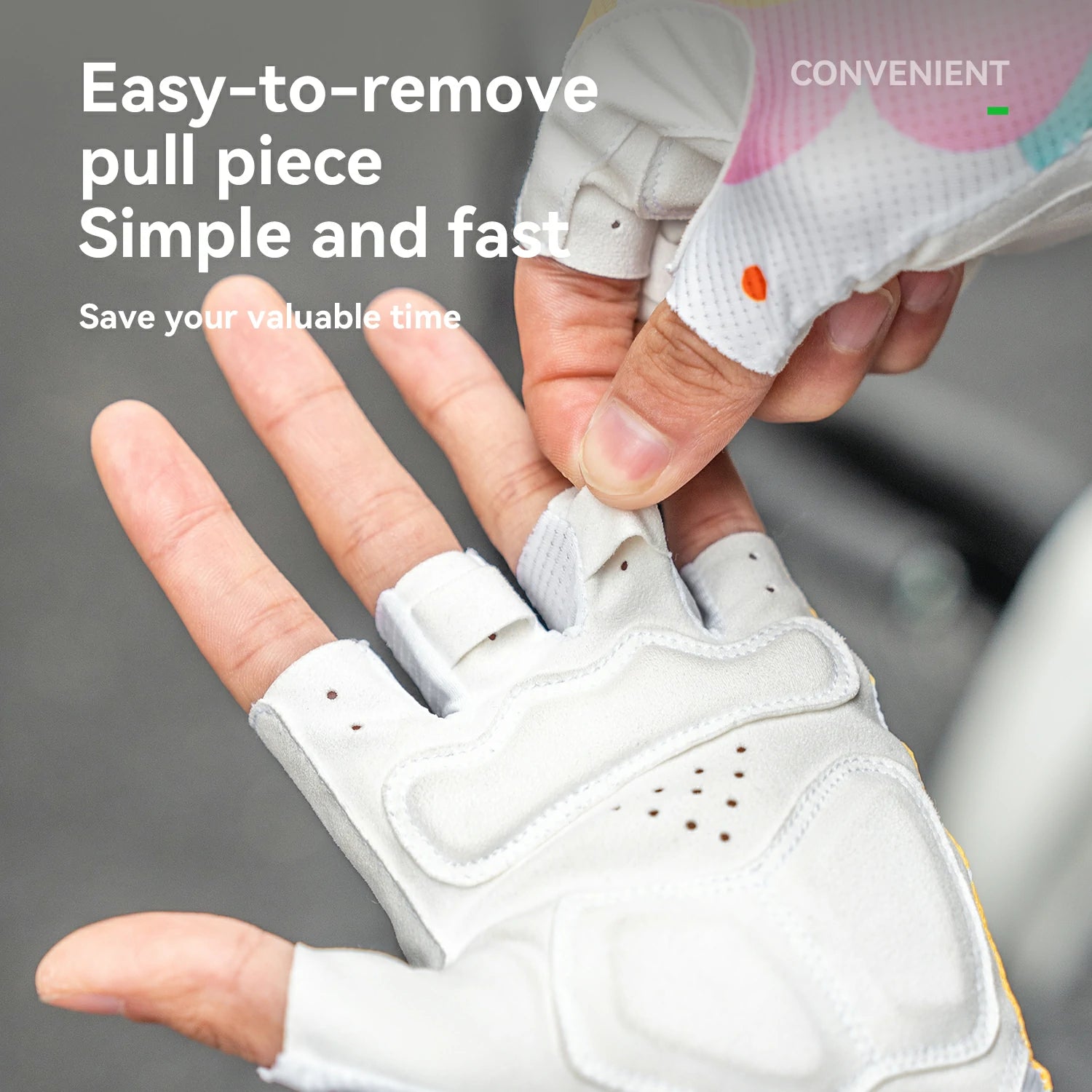 TVI ROCKBROS Women’s Half-Finger Fishing and Cycling Gloves