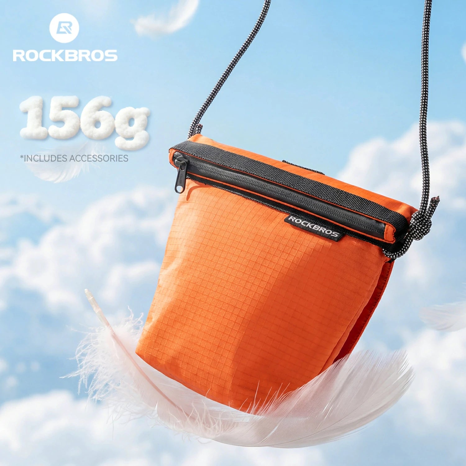 Convertible Bike Front Bag – Expandable Nylon Handlebar Crossbody Bag