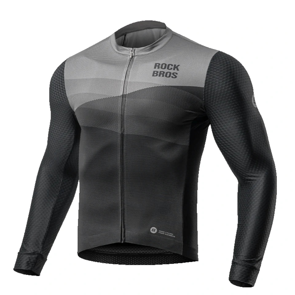 ROCKBROS Men's Cycling Long-Sleeve Jersey
