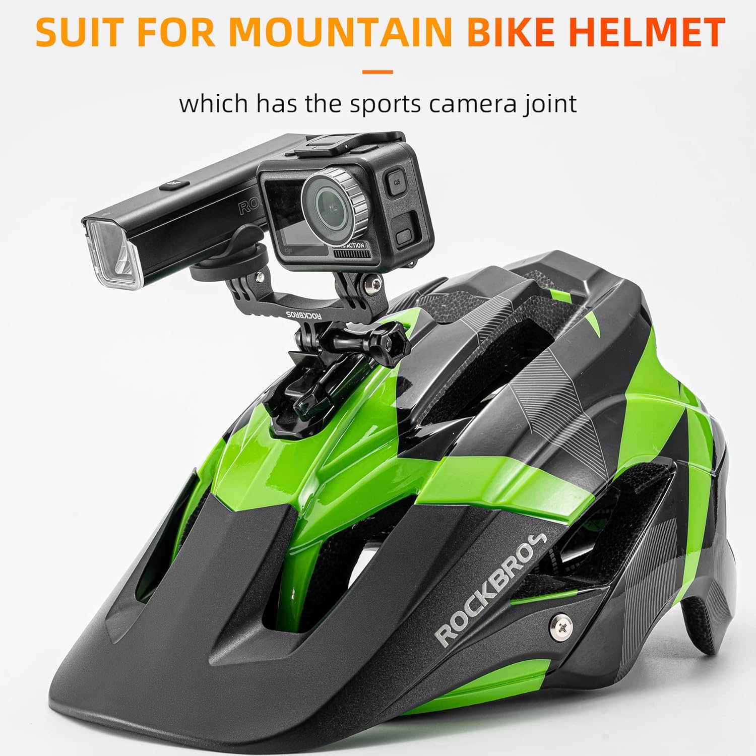 ROCKBROS Out Front Bike Mount Cycling Computer Mount Bike Handlebar 1.25''/ 31.8mm - ROCKBROS