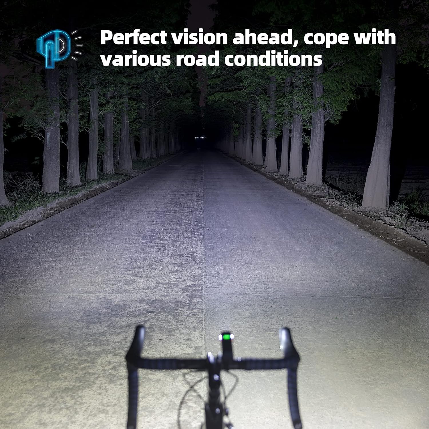 ROCKBROS RHL1000 Bike Headlight 1000 Lumens 4500 mAh IPX6 Waterproof - ROCKBROS