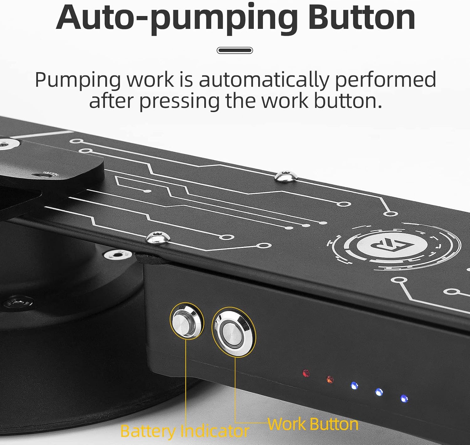 ROCKBROS Electric Suction Cup Bike Rack for 1-3 Bikes Safe Mount - ROCKBROS