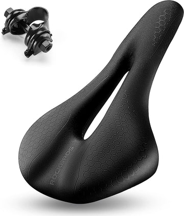 ROCKBROS Bike Seat Memory Foam Bike Saddle Comfortable Waterproof for Racing
