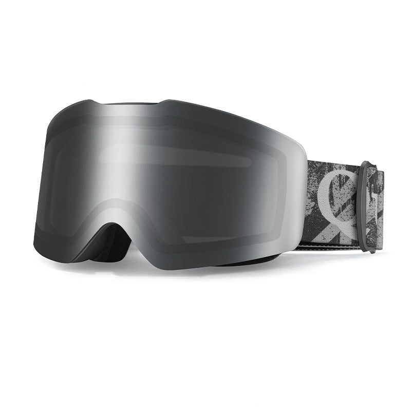 Qunature Frameless Anti-Fog Ski Goggles with UV Protection and Wide View