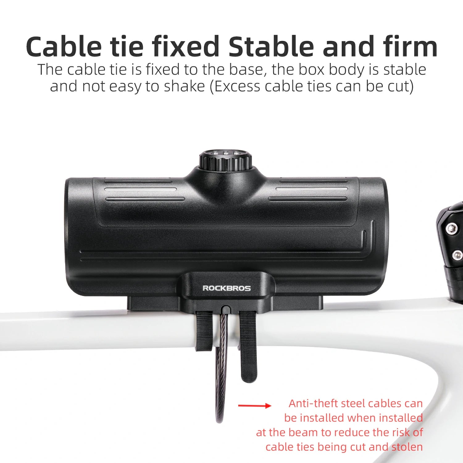 ROCKBROS Water-Resistant Bike Frame Bag with Password Lock