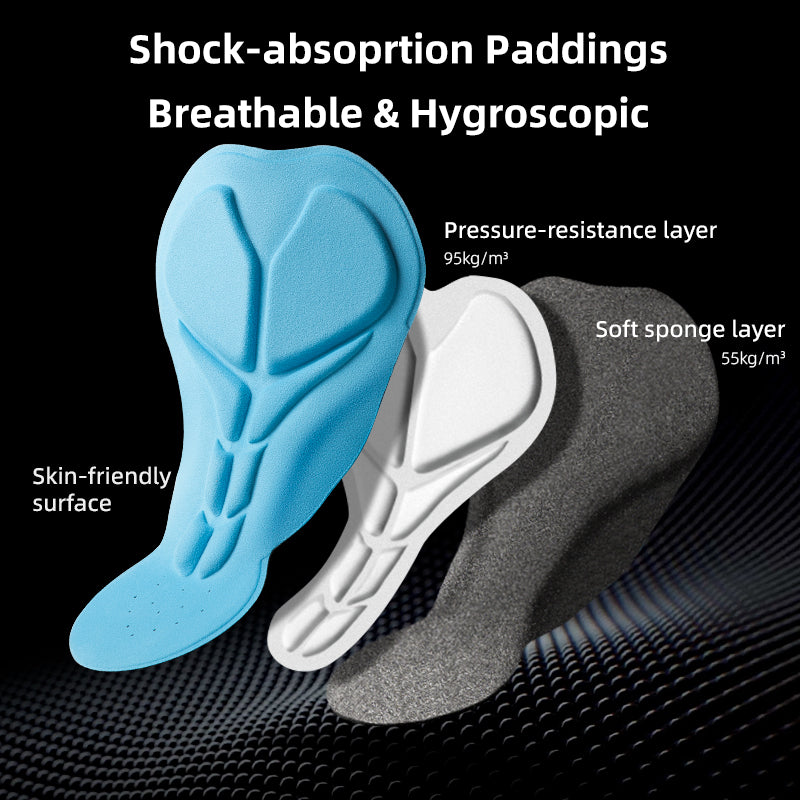 ROCKBROS Sports Men's Cycling Underwear Liner Shorts 3D Padded