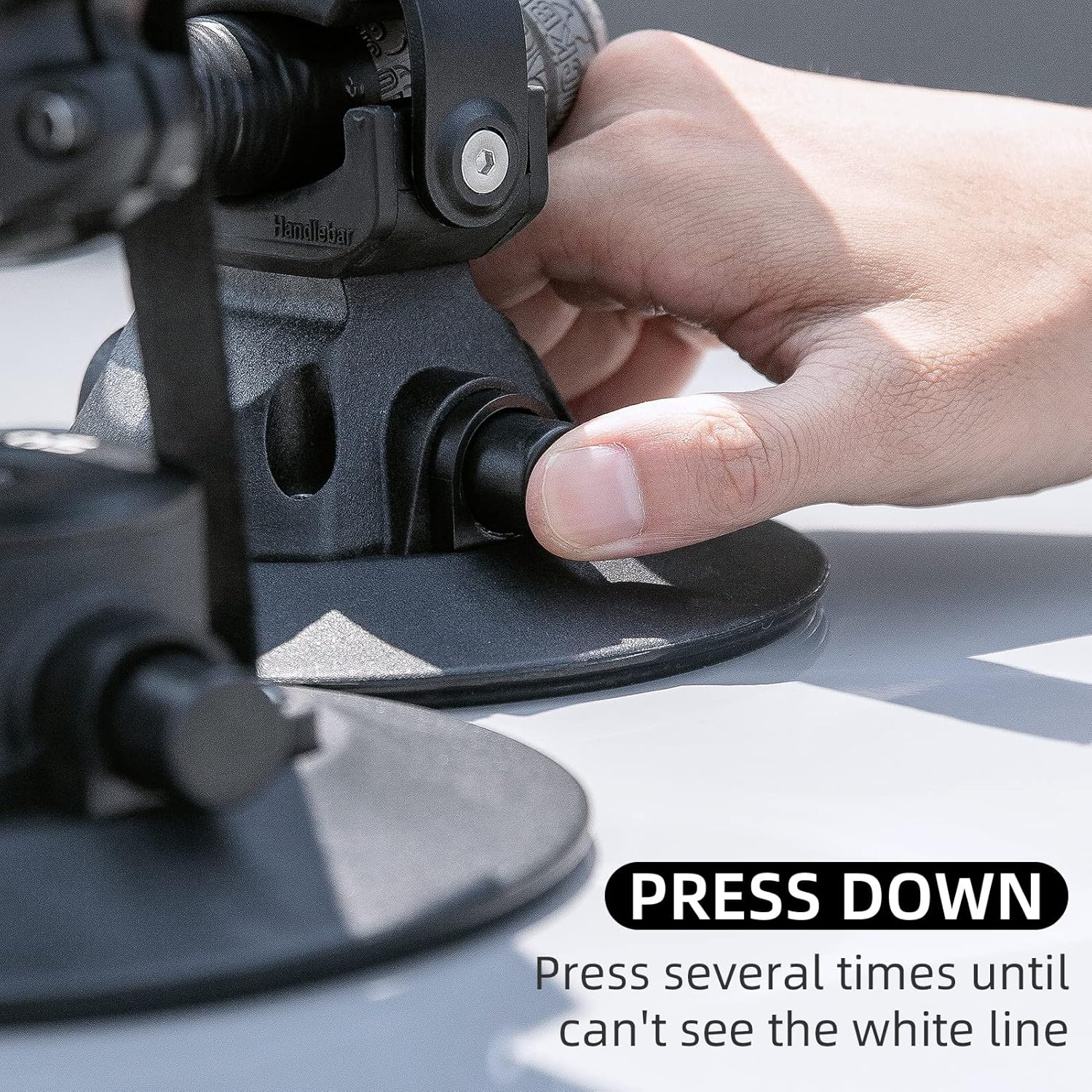 ROCKBROS Inverted Suction Cup Bike Rack Secure Mount for 1 Bike No Removal Needed - ROCKBROS