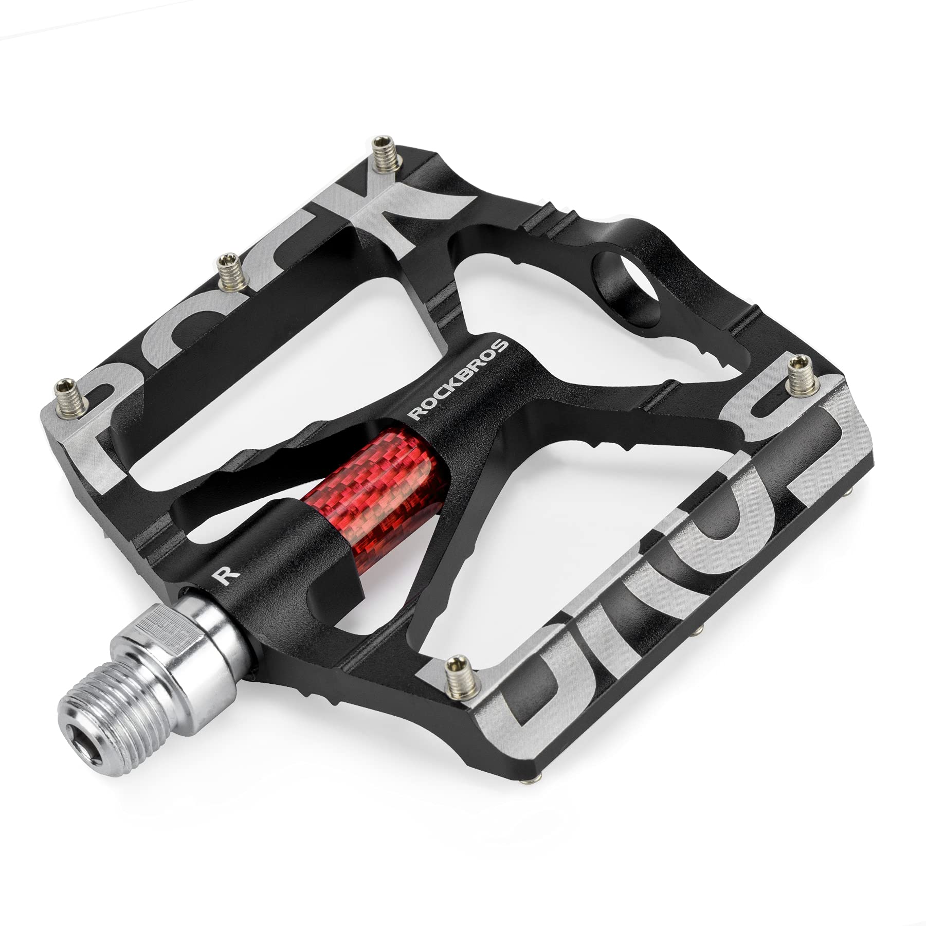 CNC Aluminum MTB Pedals, Black CNC Aluminum MTB Pedals, Black