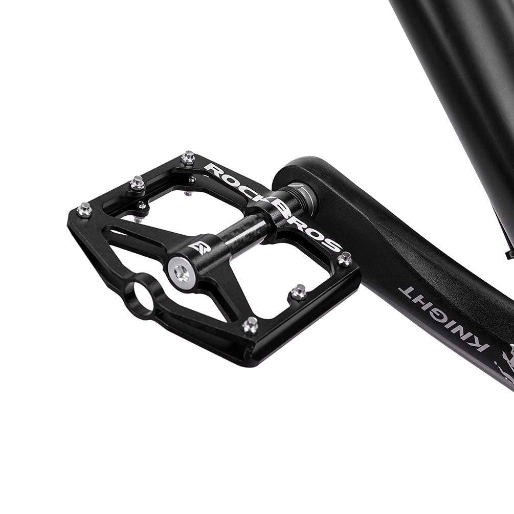 ROCKBROS Mountain MTB Bike Flat 9/16 Lightweight Carbon Fiber Sealed Bearing Pedals - ROCKBROS
