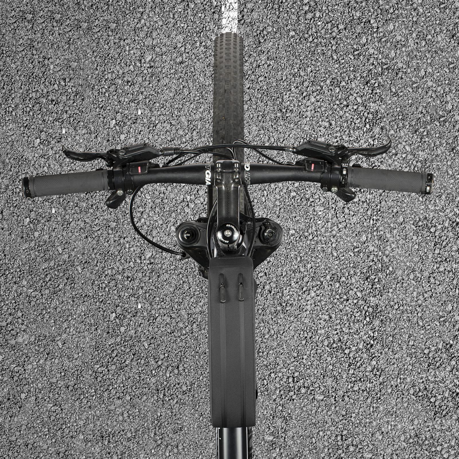 ROCKBROS Bike Bag Top Tube Bike Frame Bag Waterproof Two Zipper Pockets