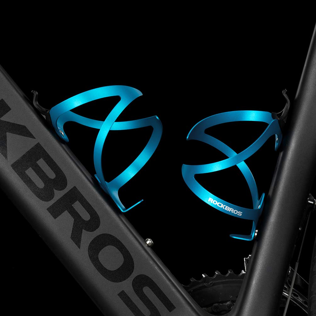 ROCKBROS Lightweight Aluminum Bike Water Bottle Cage - Durable Holder