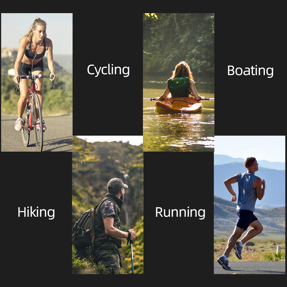 ROCKBROS Cooling Neck Gaiter with Ear Loops Bandana Face Scarf Mask for Men Women - ROCKBROS