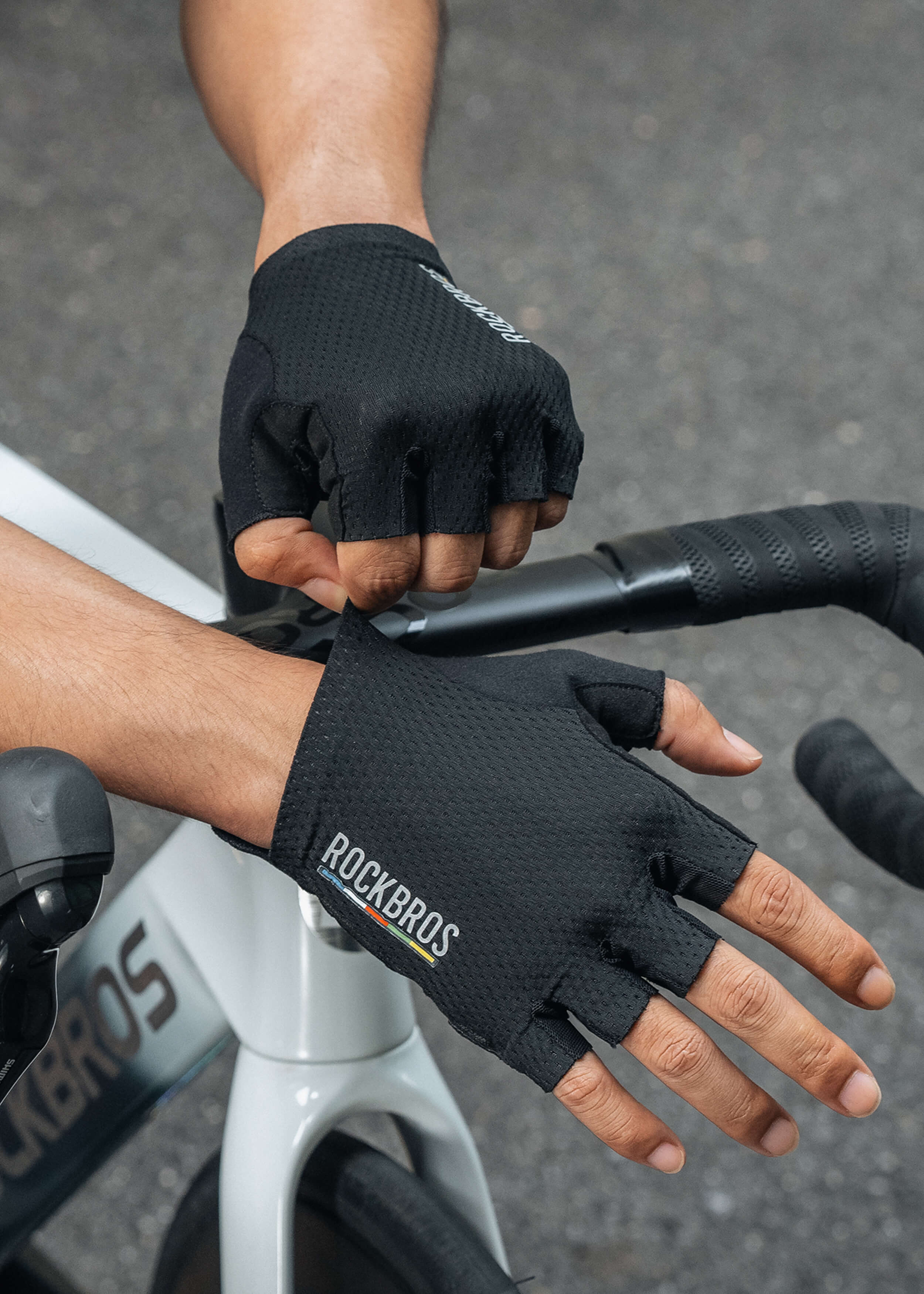 Breathable Anti-Slip Half Finger Cycling Gloves | ROAD TO SKY