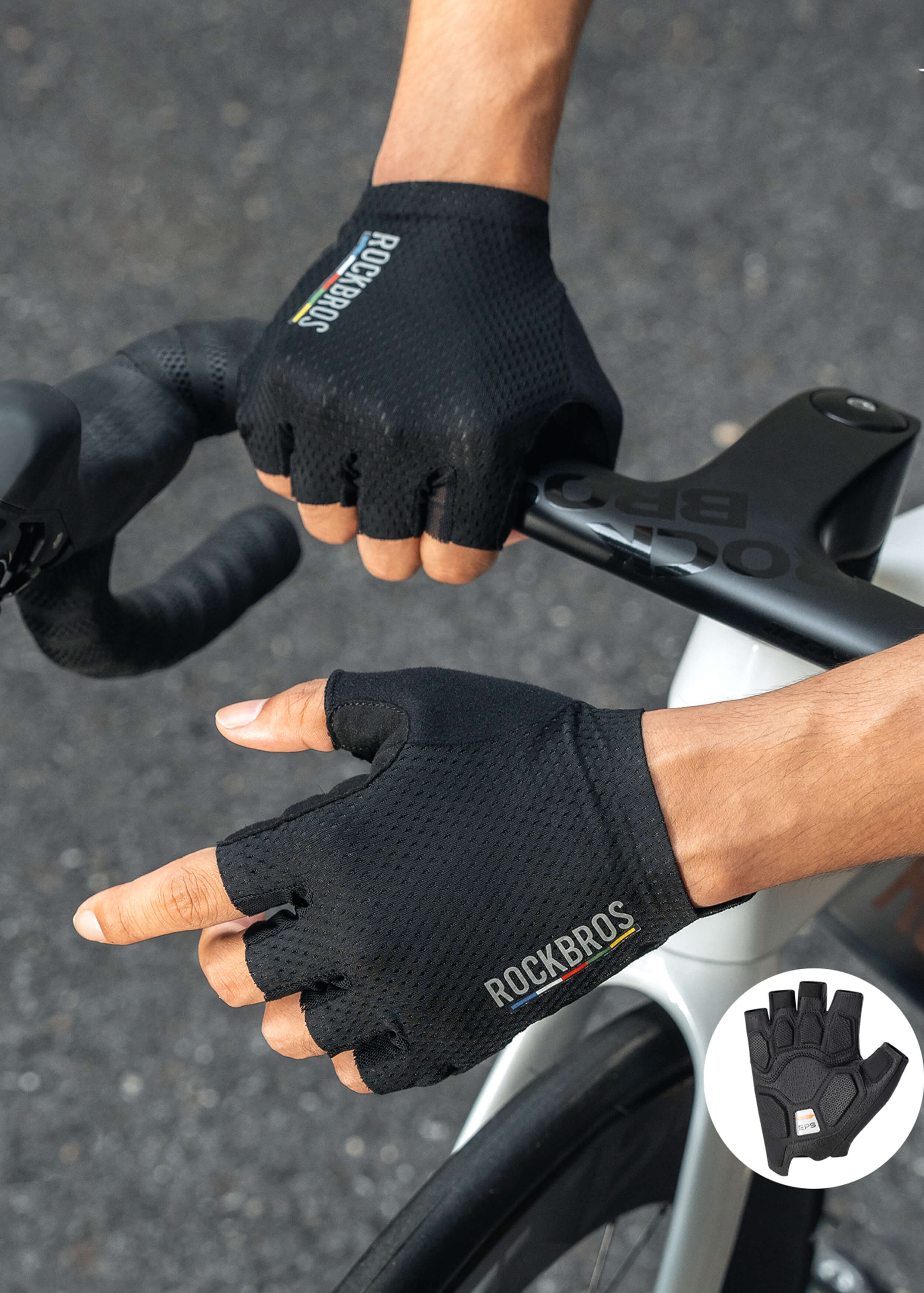 Breathable Anti-Slip Half Finger Cycling Gloves | ROAD TO SKY