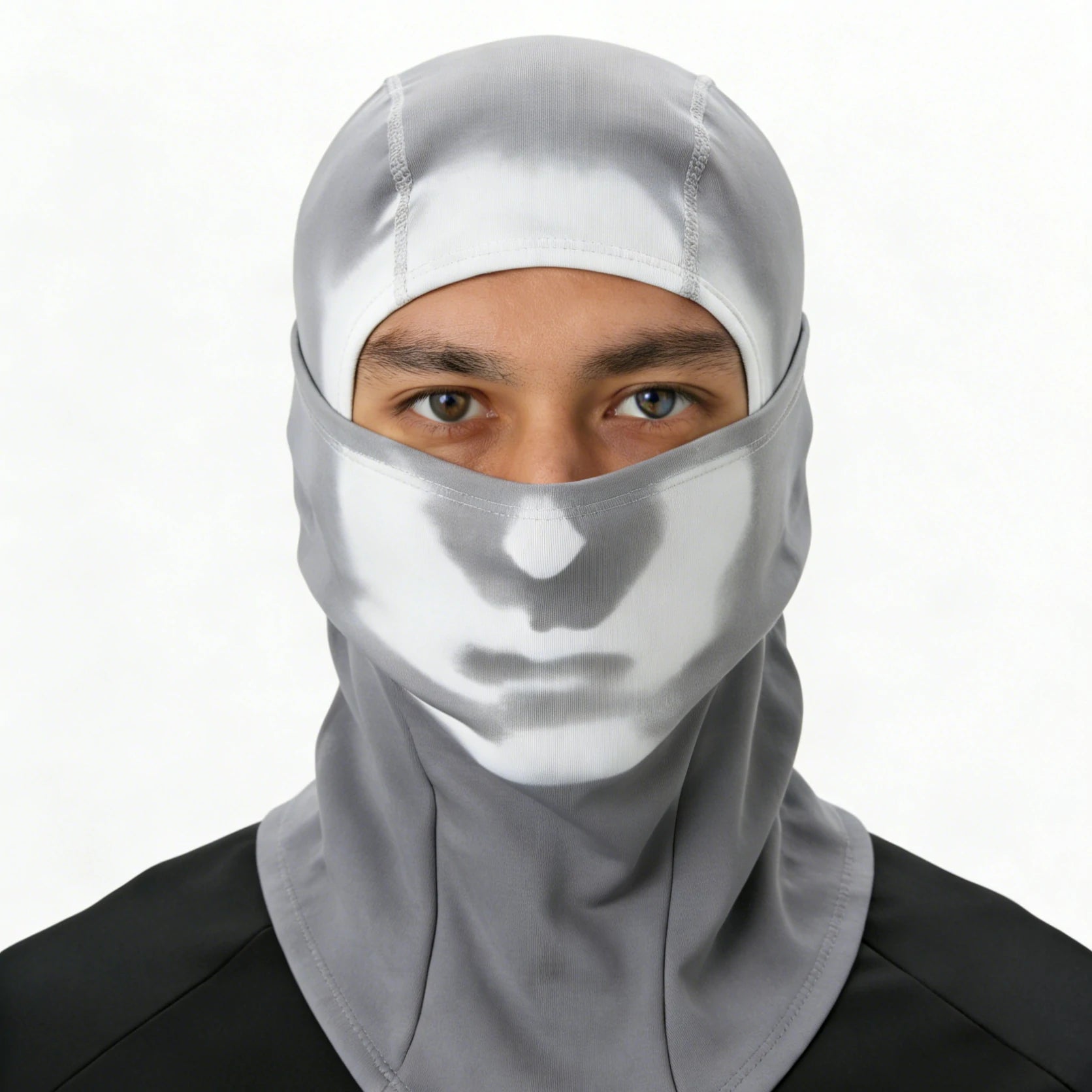 Gray balaclava on a white background #color_Dark Gray