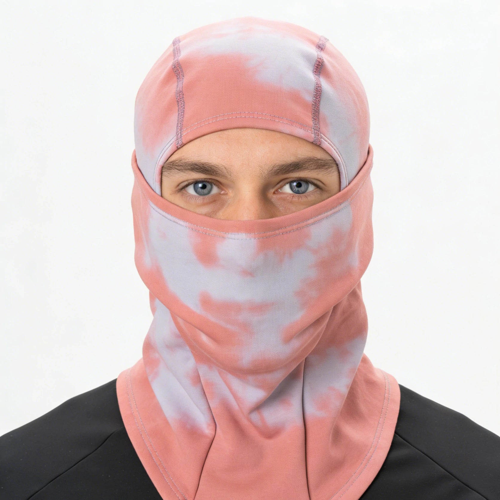 Brick red balaclava on a white background #color_Brick red