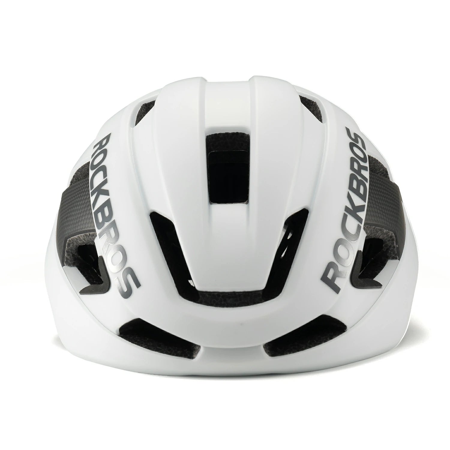 carbon-fiber-cycling-helmet-antibacterial-lining-ventilated-adjustable-fit-3d-grid-safety-protection#color_white