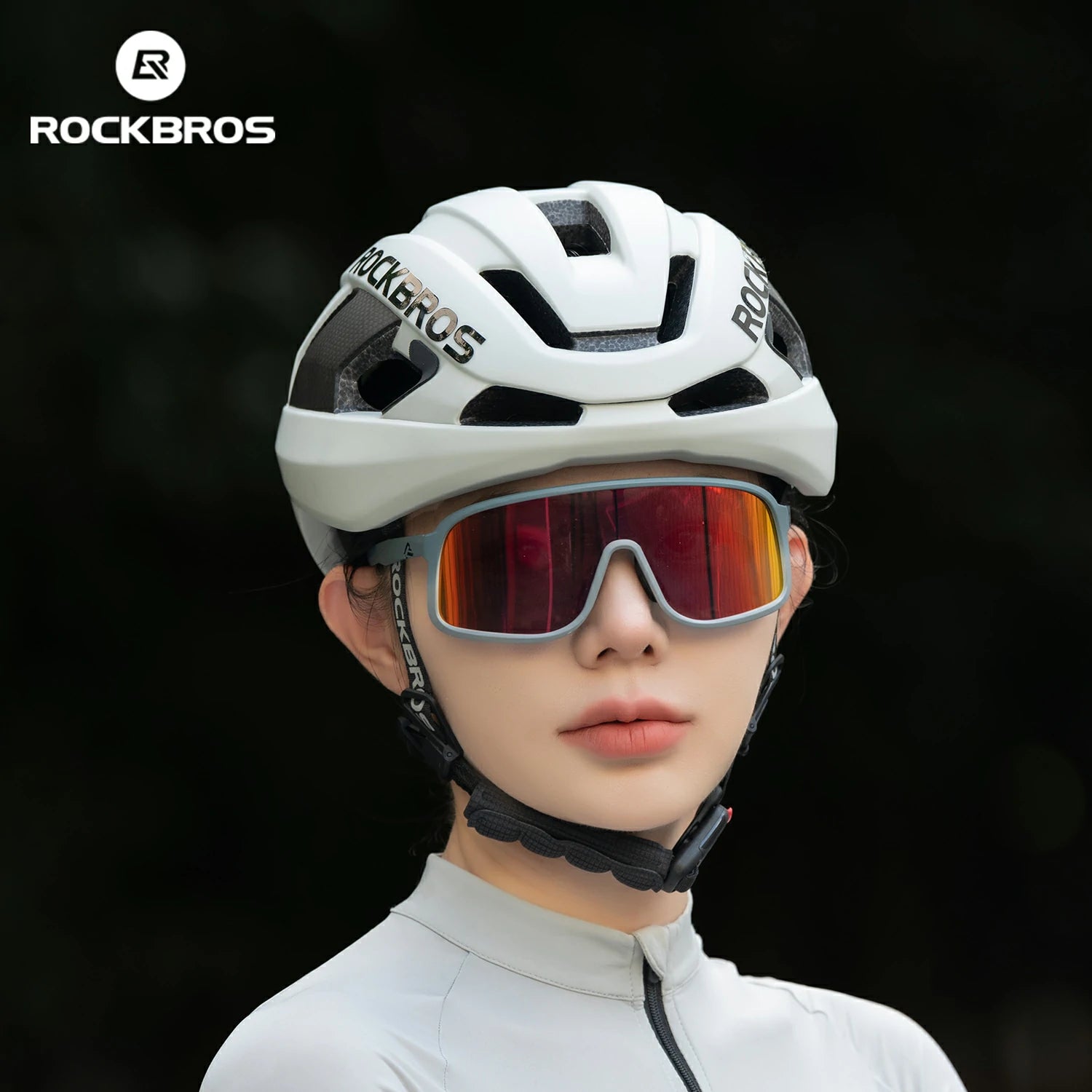 carbon-fiber-cycling-helmet-antibacterial-lining-ventilated-adjustable-fit-3d-grid-safety-protection#color_dark white