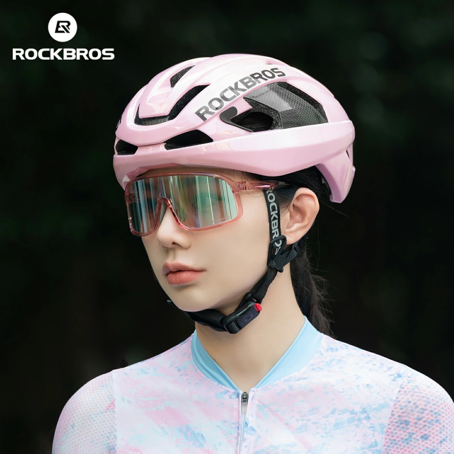 carbon-fiber-cycling-helmet-antibacterial-lining-ventilated-adjustable-fit-3d-grid-safety-protection#color_pink