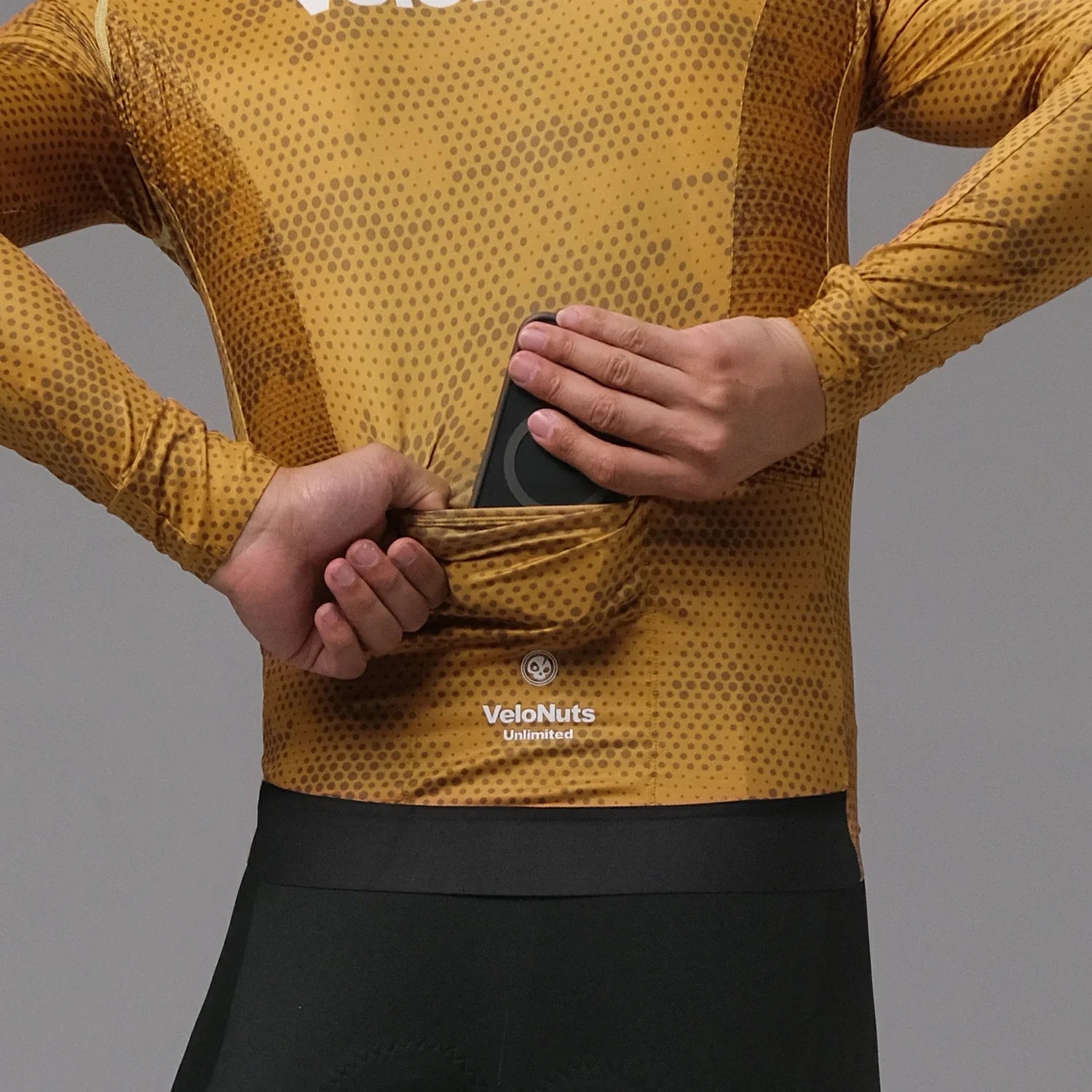 Velonuts Cycling Jersey Long Sleeve -Iguana