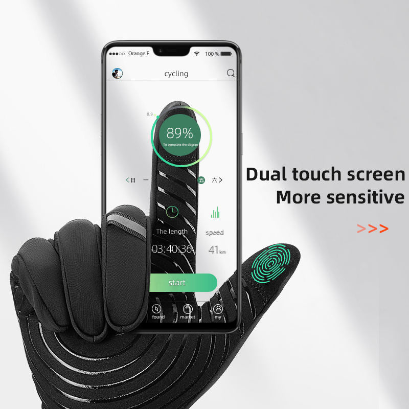 Winter Fleece Long Finger Gloves