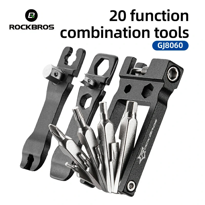 Bike Foldable Repair Kit 20-in-1 Function Combination Tool