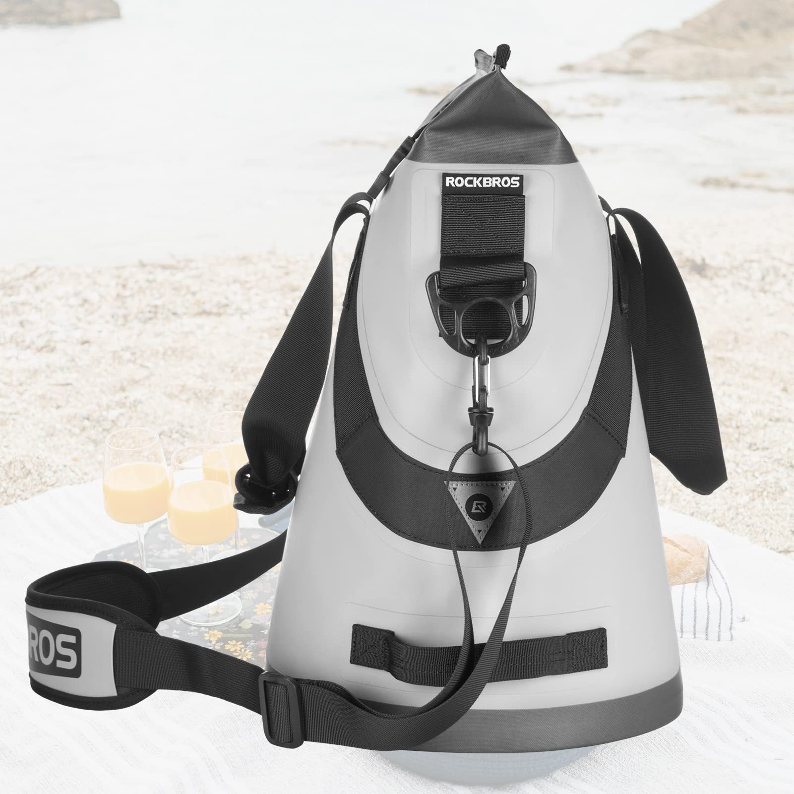 ROCKBROS Soft Cooler Insulated Leak Proof Cooler Bag Portable 36 Can - ROCKBROS