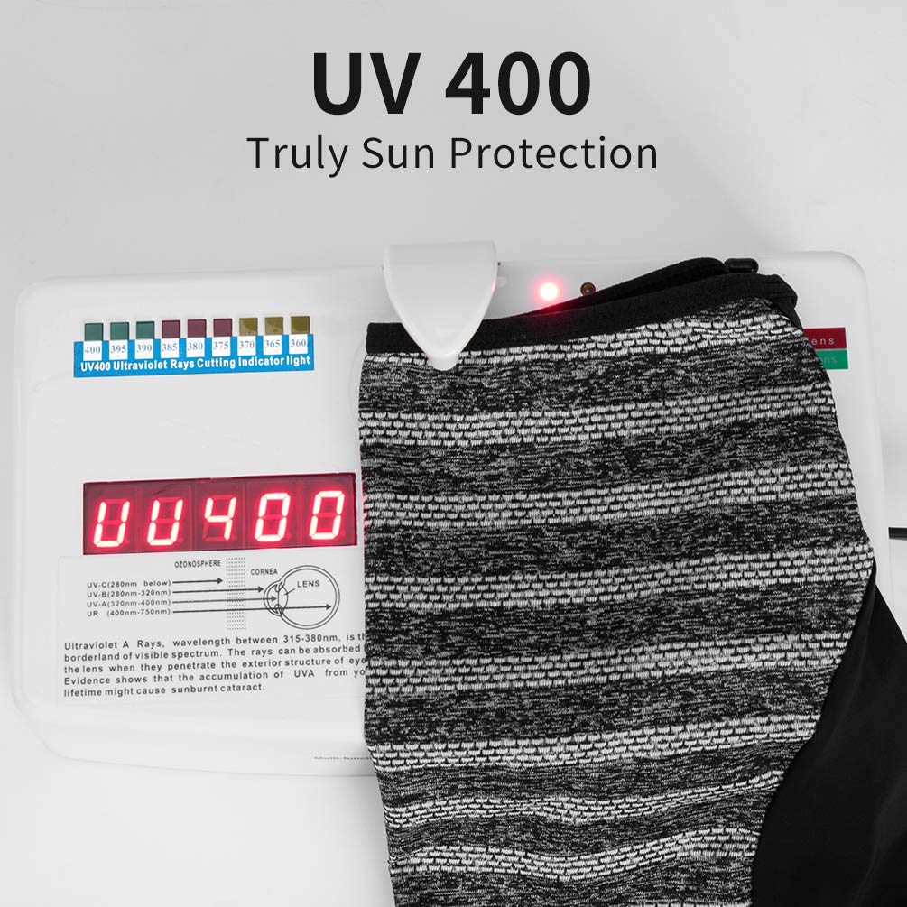 ROCKBROS Cooling Neck Gaiter with Ear Loops Bandana Face Scarf Mask for Men Women - ROCKBROS