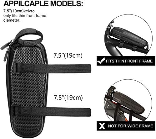 ROCKBROS Top Tube Bike Bag Bike Front Frame Bag EVA Bicycle Bag Below 6.2"/6.5"