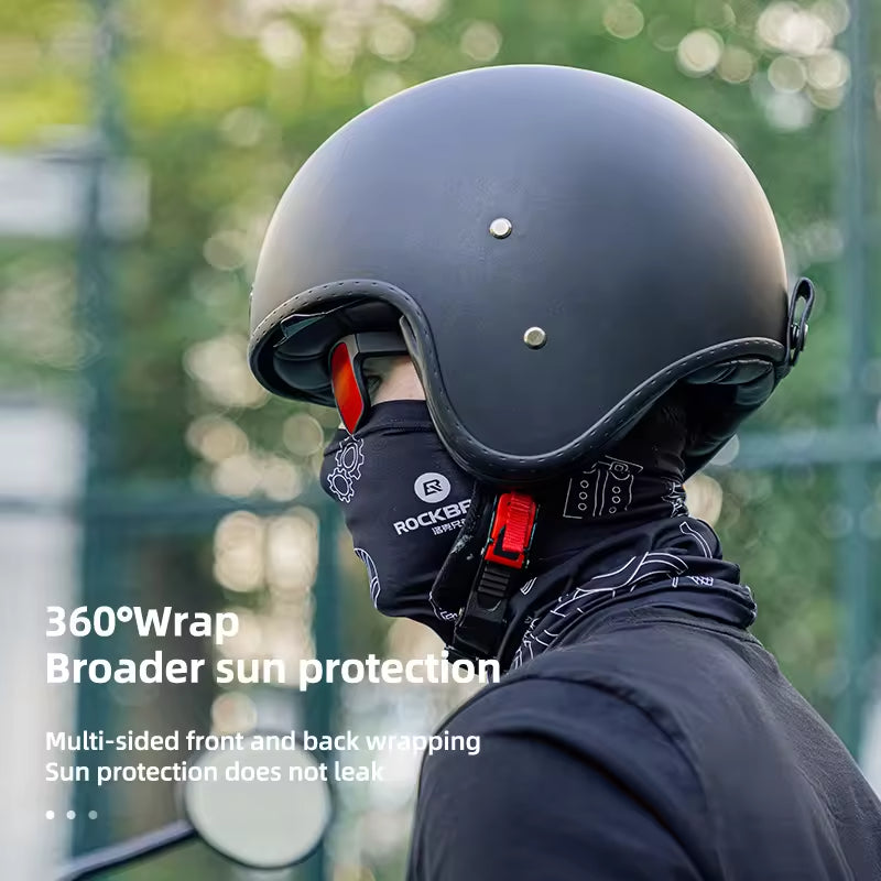 Ice Silk Sunscreen Mask Breathable UV Protection