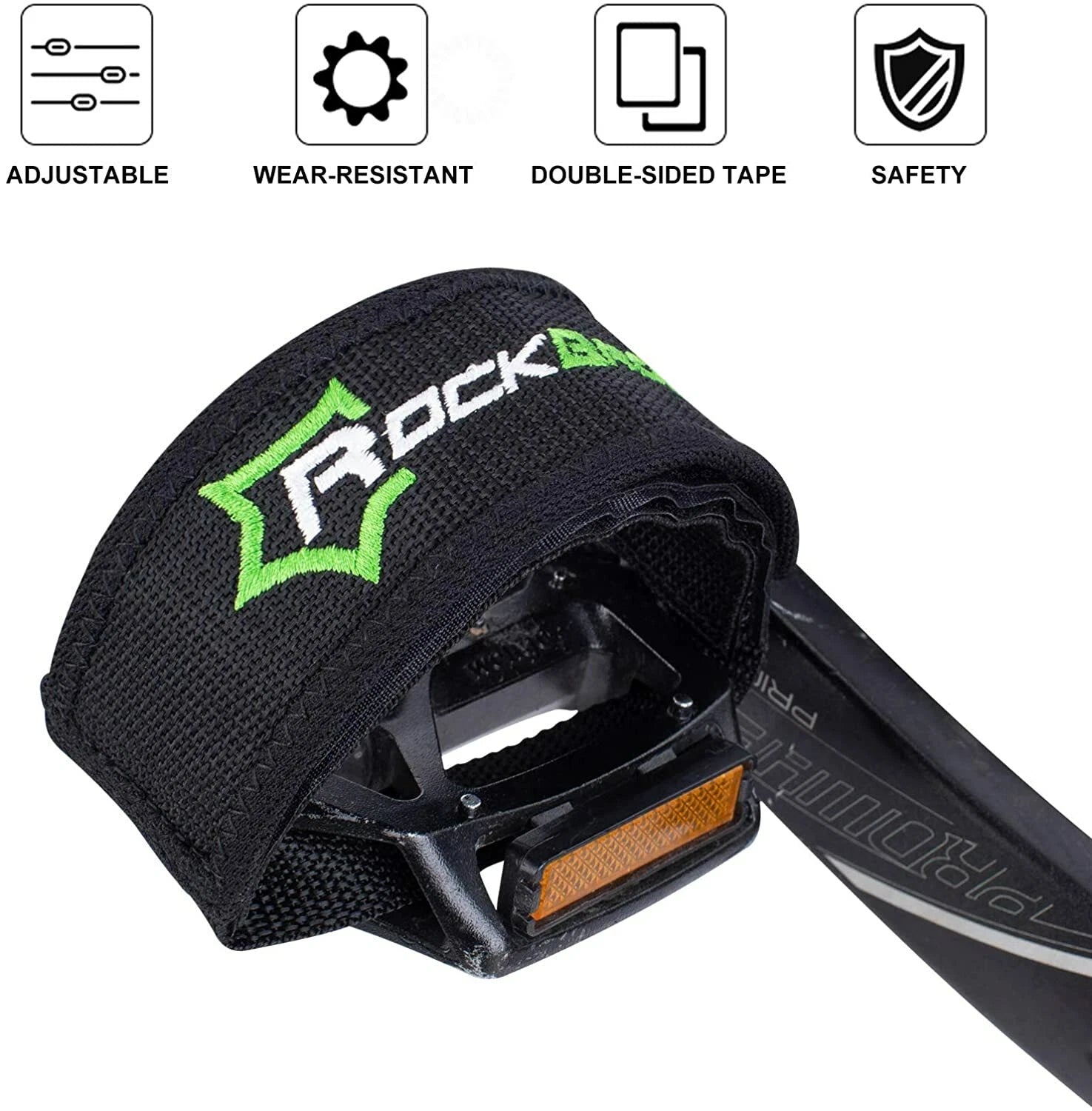 Bike Pedals Cover Cycling Pedal Foot Strap Anti-slip
