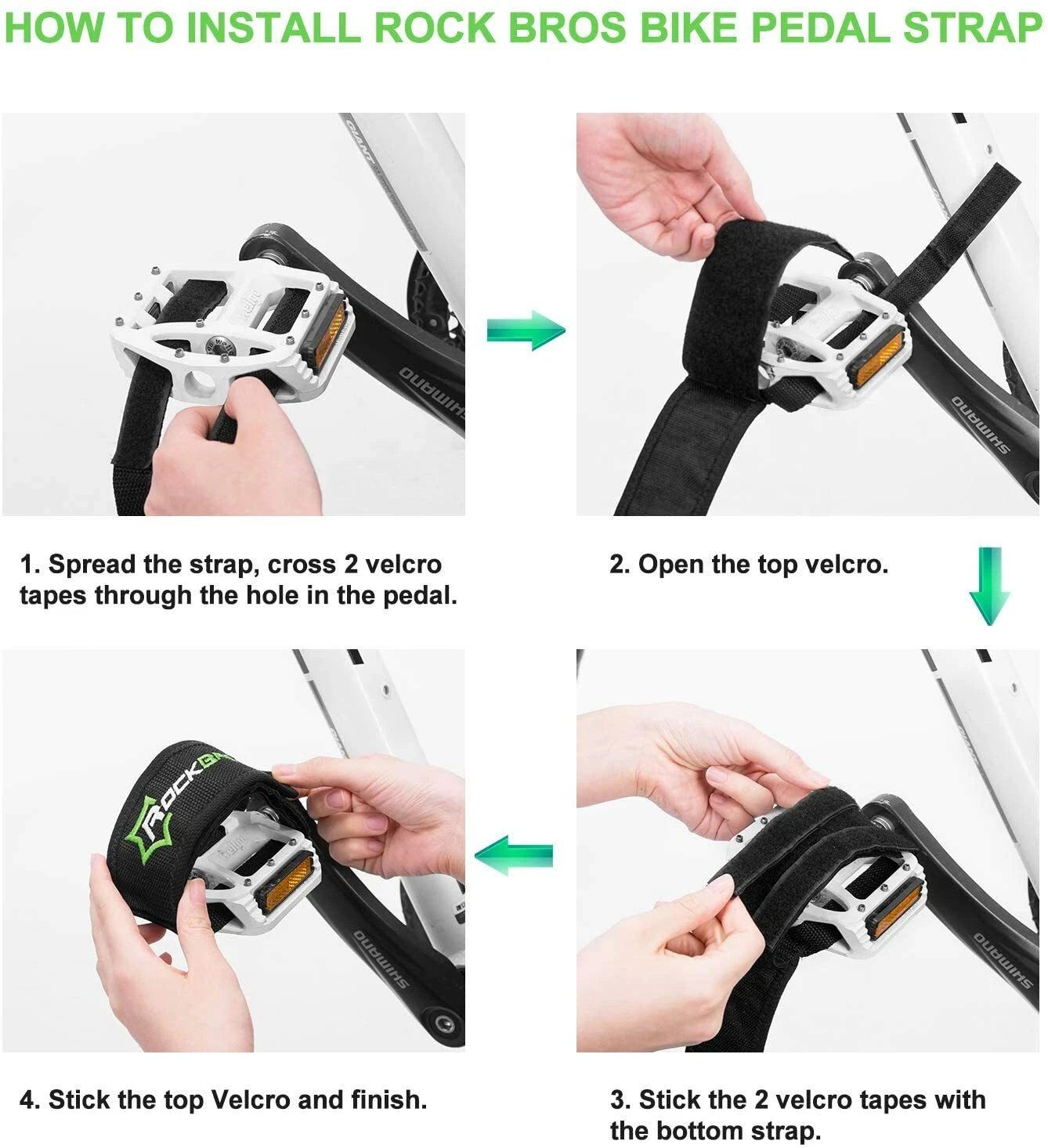 Bike Pedals Cover Cycling Pedal Foot Strap Anti-slip
