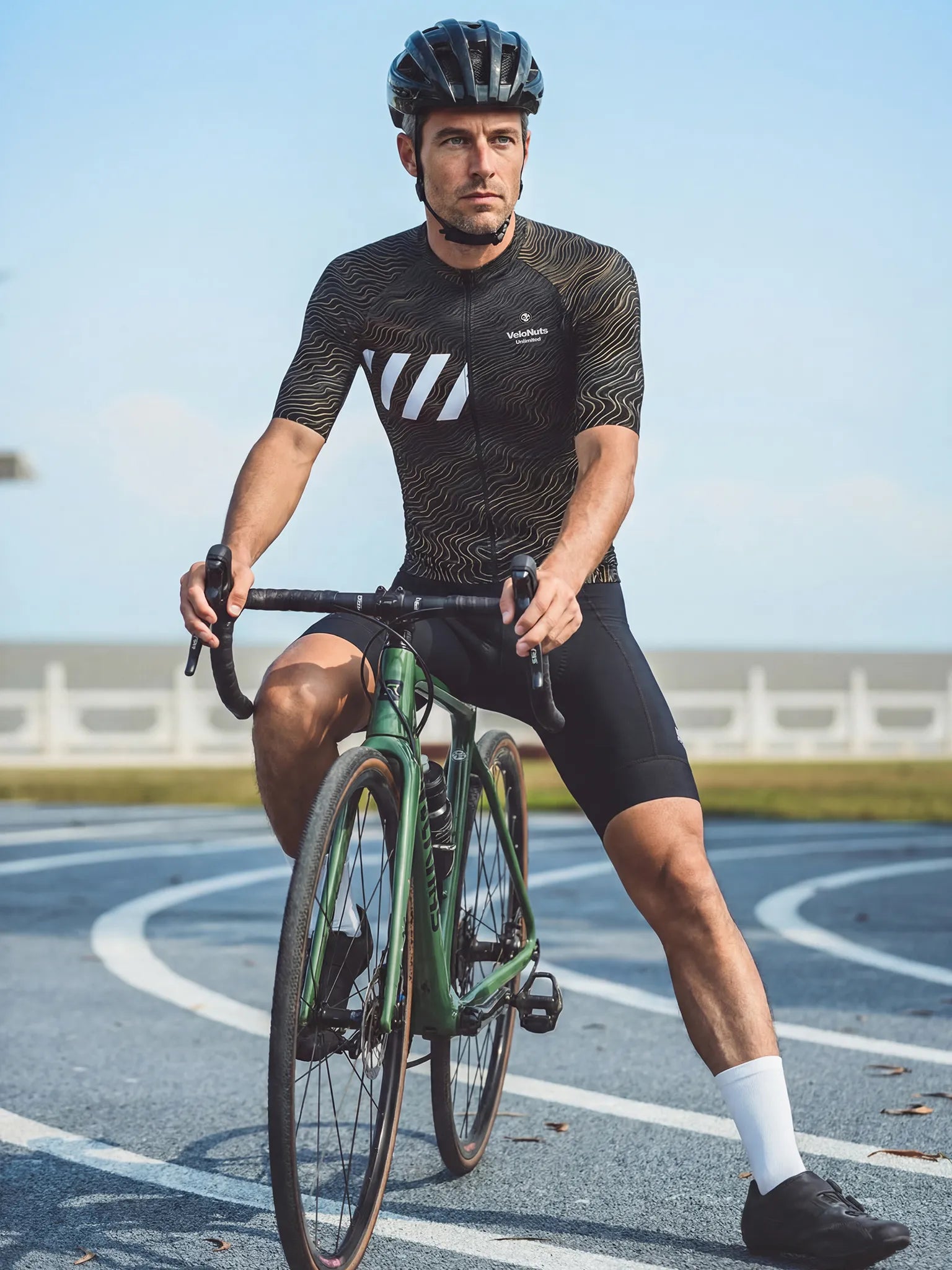Men's Cycling Jersey Aura Fade#Type_Mint Air
