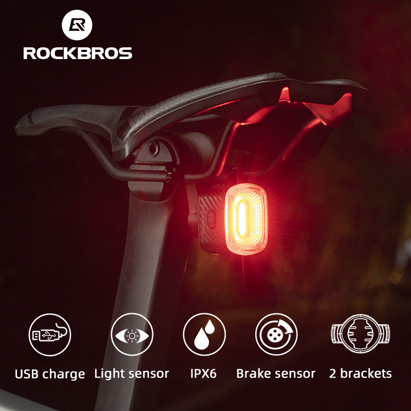 ROCKBROS Smart Bike Brake & Tail Light Q4 - ROCKBROSUSA