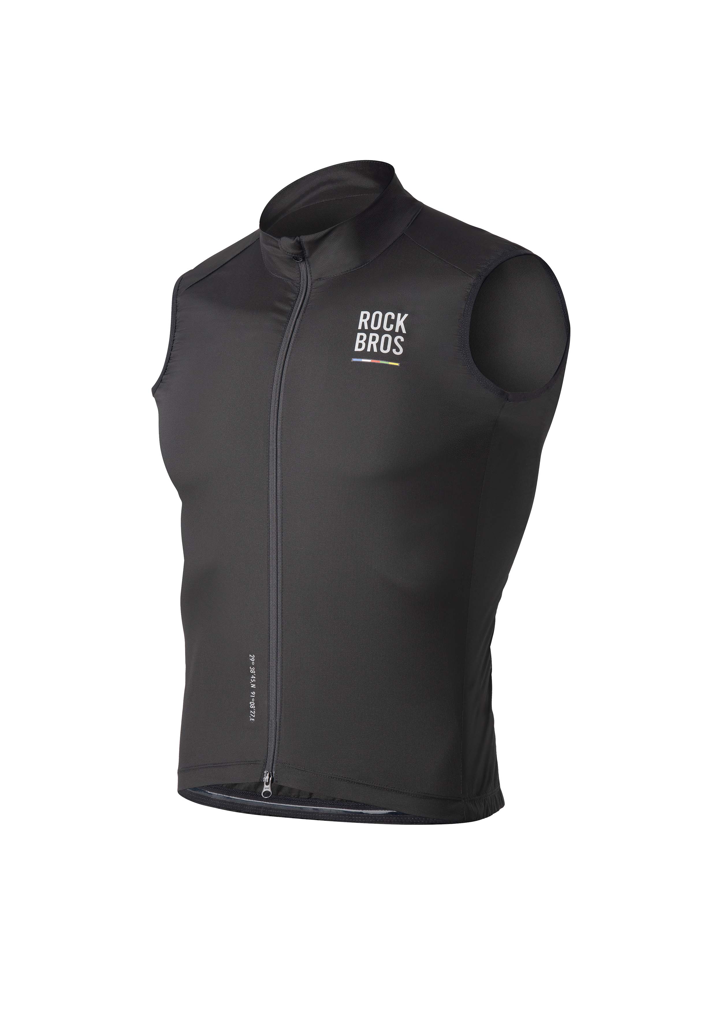 ROAD TO SKY Lightweight Windproof Vest Black