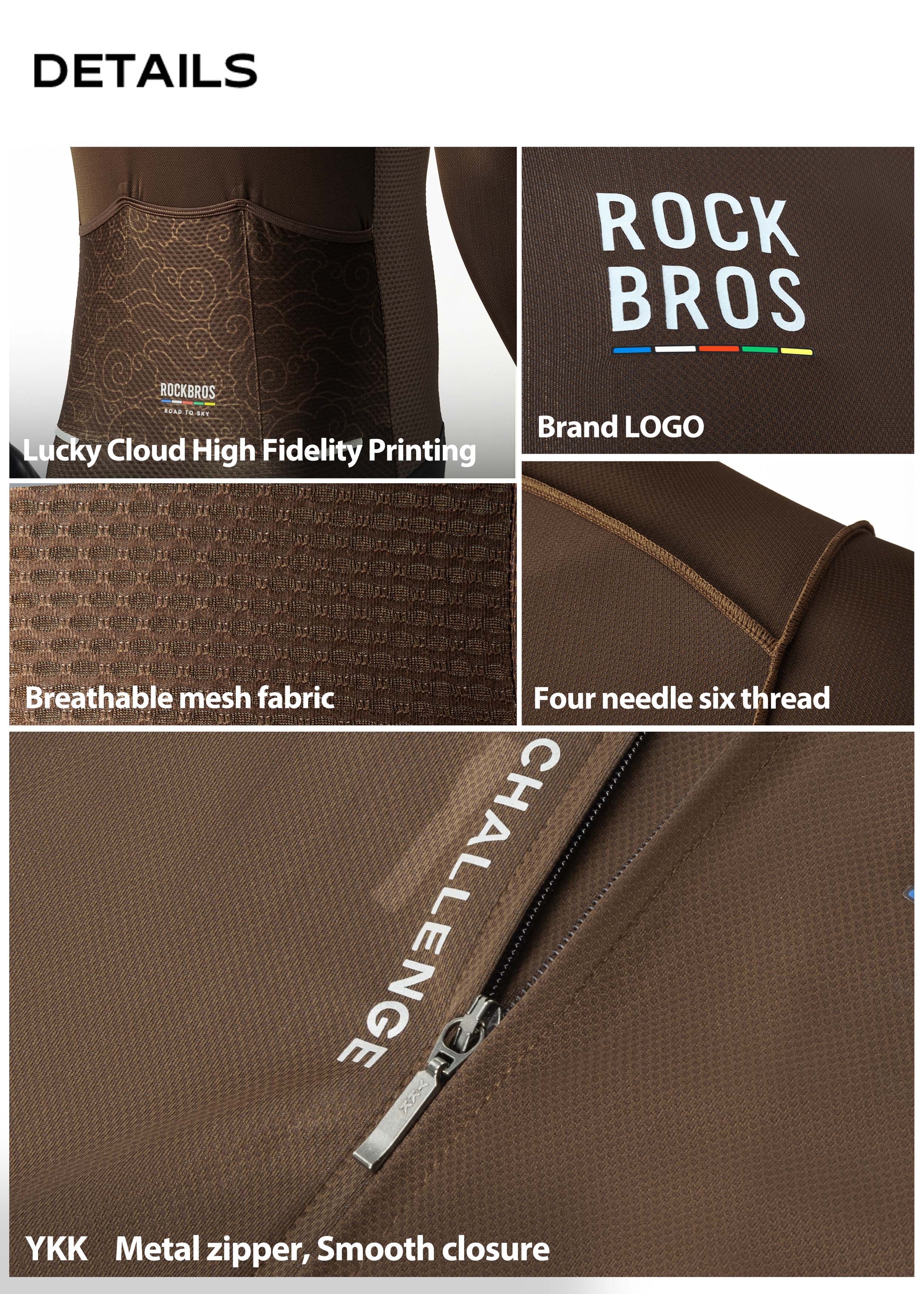 ROAD TO SKY Men's Cycling Long Sleeve Jersey ¢ò