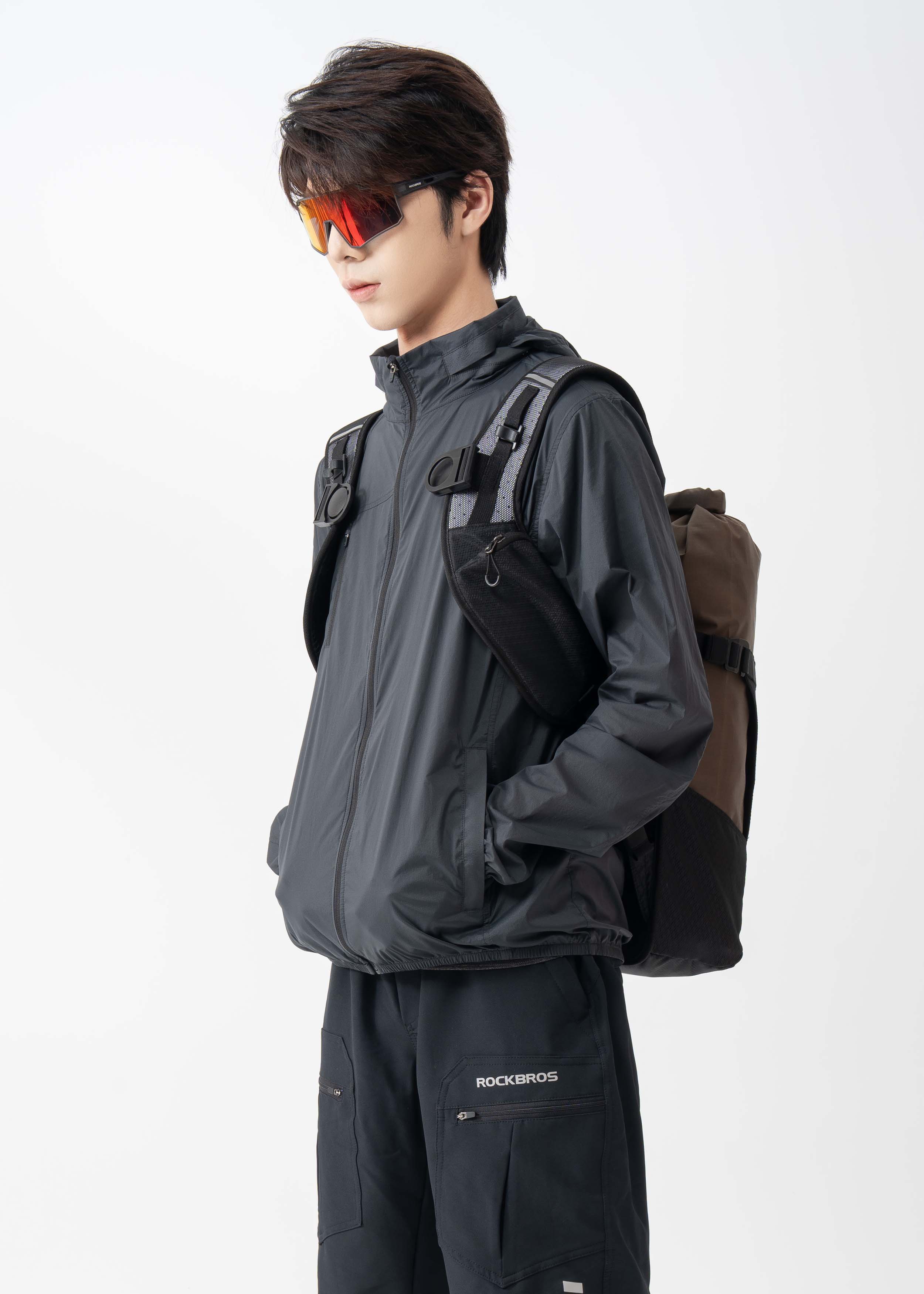 Road to Sky Men's Lightweight Cycling Windbreaker | ROCKBROS