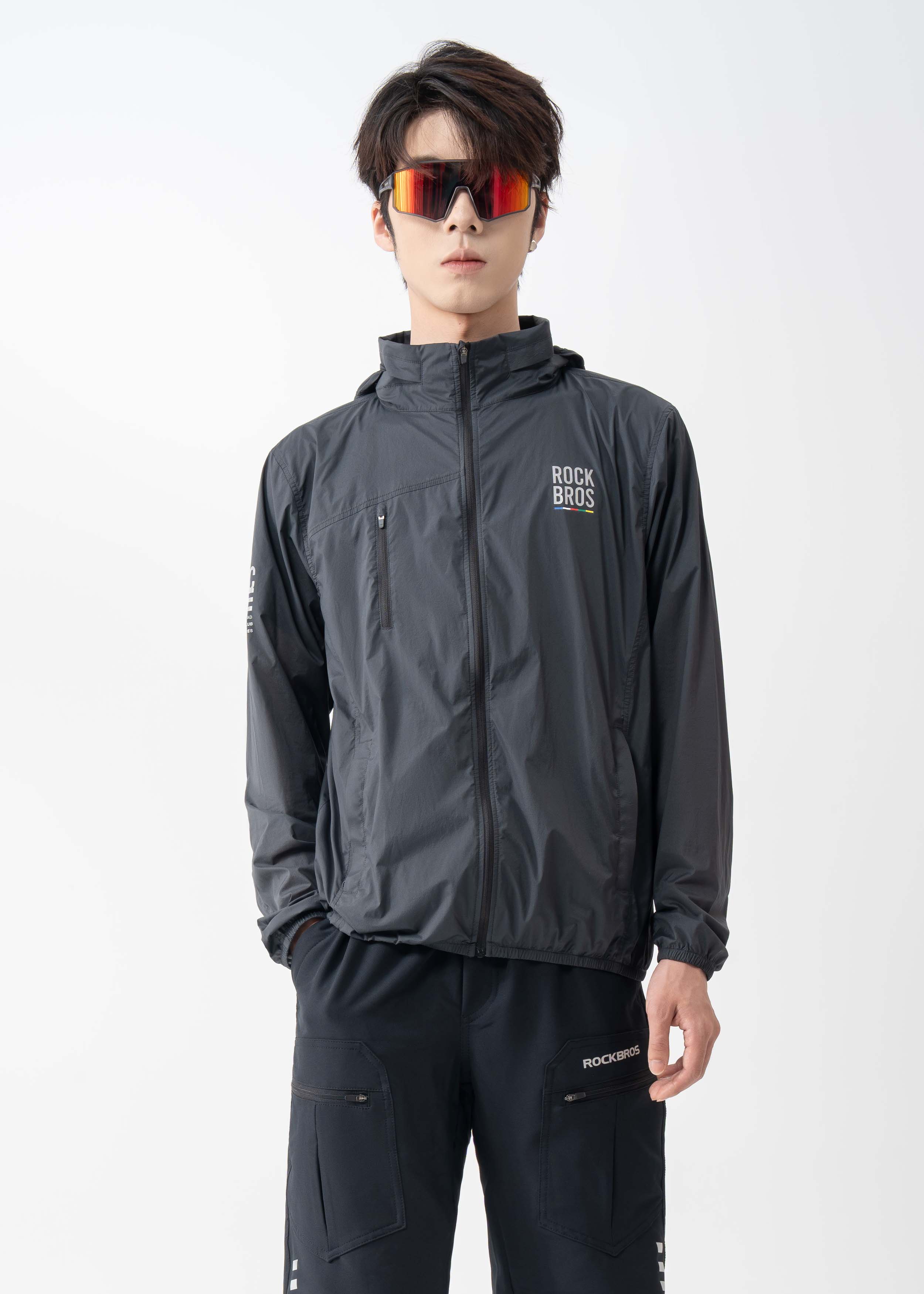 Road to Sky Men's Lightweight Cycling Windbreaker | ROCKBROS