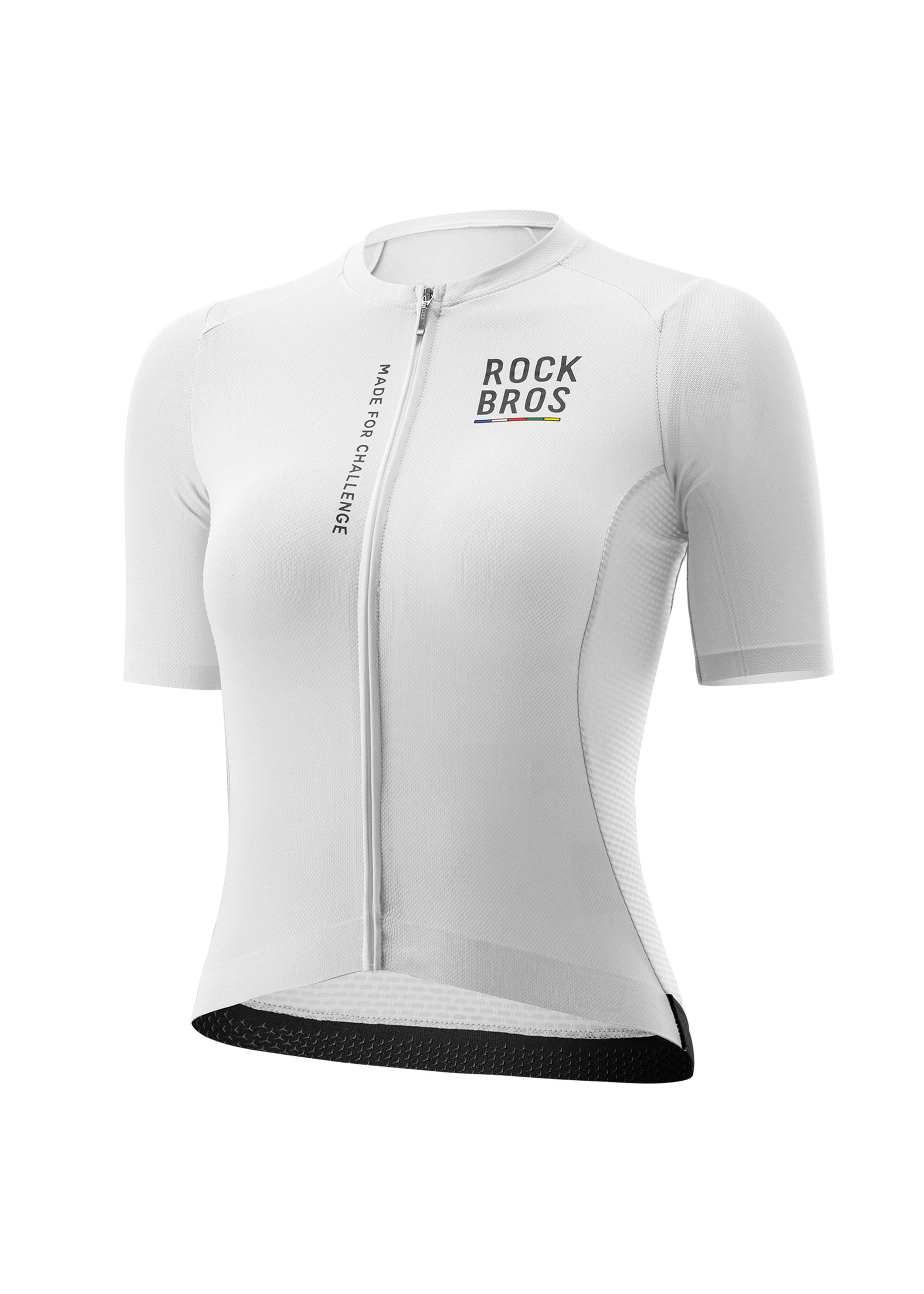 ROAD TO SKY Women's Cycling Short-Sleeved Jersey ¢ò White