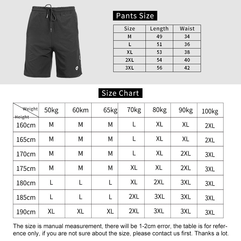 ROCKBROS Men’s Fitness Sports Shorts