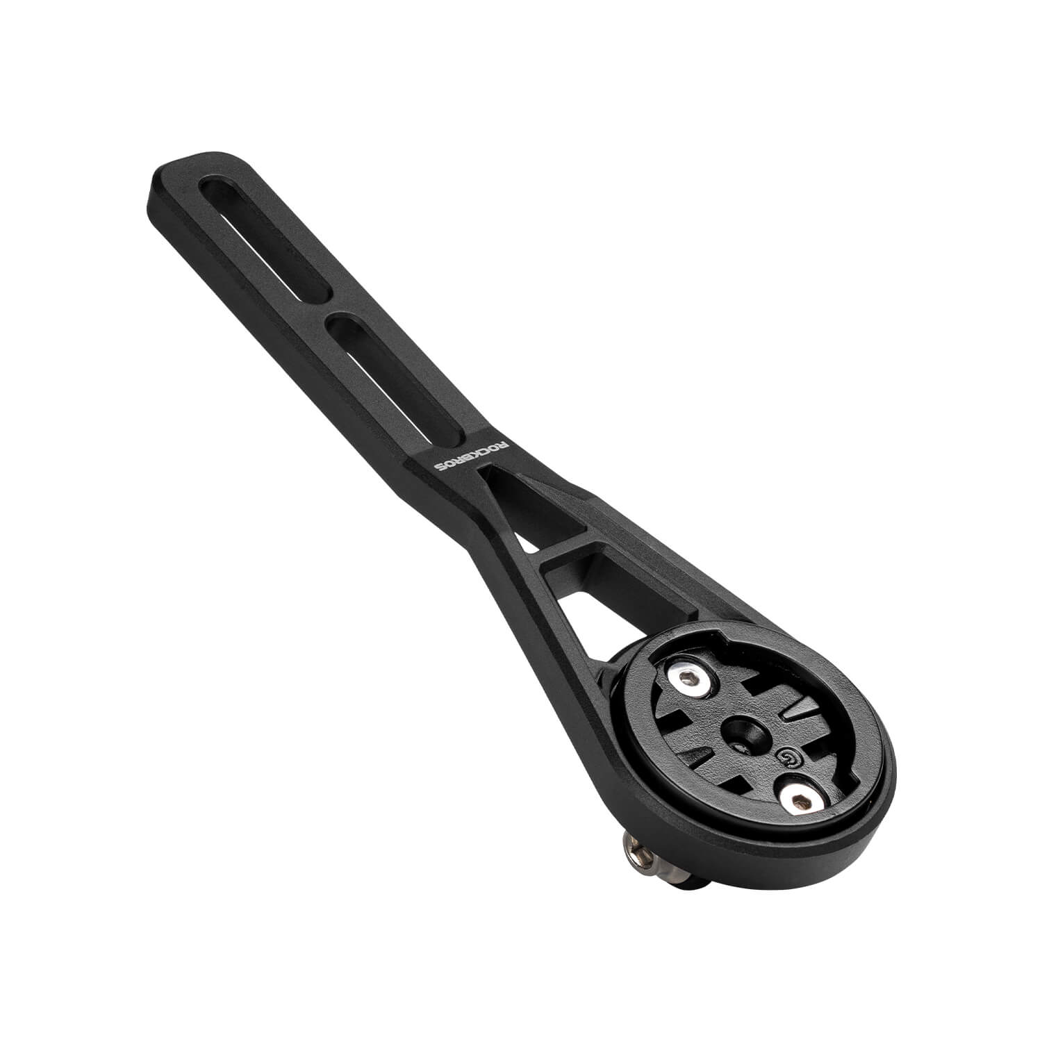 ROCKBROS Bicycle Computer Stand Handlebar Extension Bracket featuring versatile compatibility with bike computers and an integrated GoPro adapter for capturing cycling moments.
