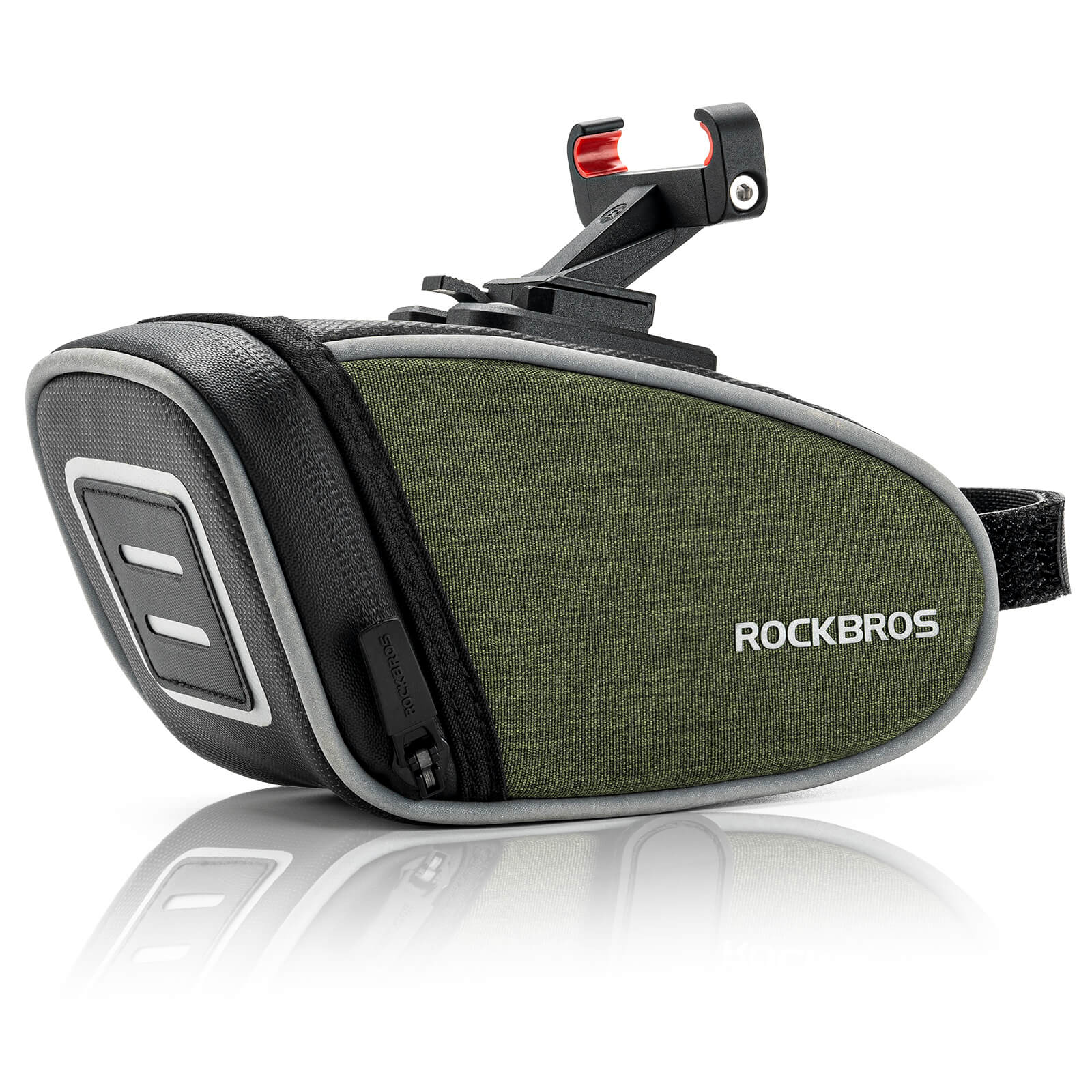 ROCKBROS Bicycle Saddle Bag 0.45L – Compact Storage, Big Convenience! #Style_Buckle Mount