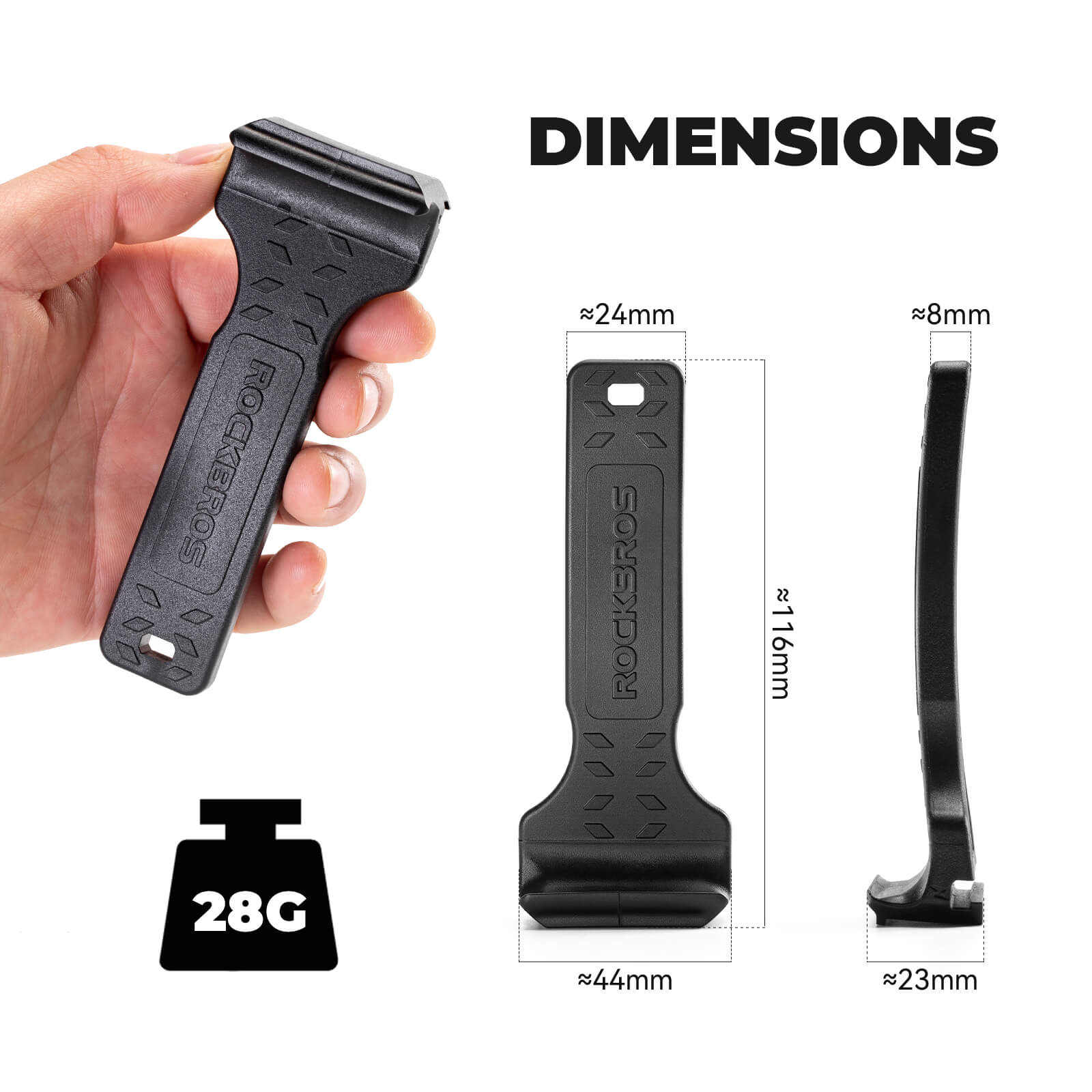 ROCKBROS Bicycle Tire Levers – Lightweight Yet Unbreakable, Effortless Tire Changes!