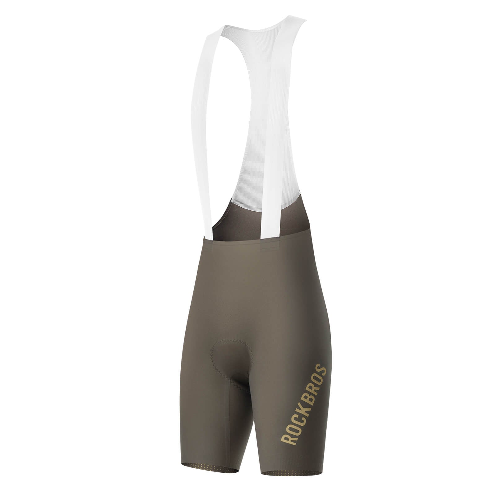 ROCKBROS DOLOMITI Pads Men’s Cycling Bib Shorts #Color_Brown