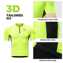 ROCKBROS Men’s Reflective Cycling Jersey – Ride Safe, Stay Fast!