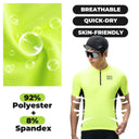 ROCKBROS Men’s Reflective Cycling Jersey – Ride Safe, Stay Fast!